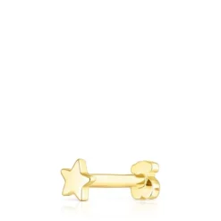 Piercing de orelha TOUS Piercing motivo estrela em ouro