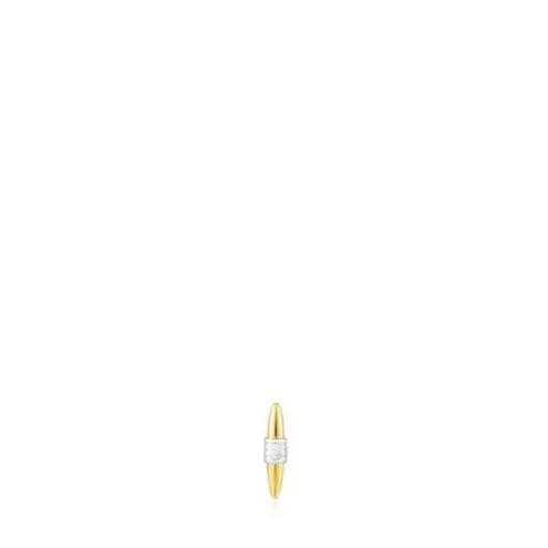 Piercing Lure em aço IP dourado e aço