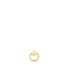 Piercing Plump em aço IP dourado