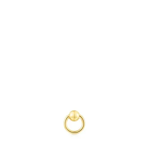 Piercing Plump em aço IP dourado