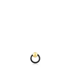 Piercing Plump em aço IP preto e aço IP dourado