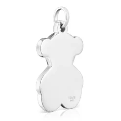 Pingente grande Sweet Dolls urso em Prata