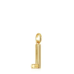 Pingente médio letra L banhado a ouro de 18 K sobre prata TOUS Alphabet
