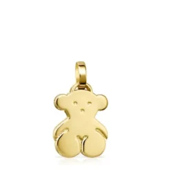 Pingente médio Sweet Dolls urso em Prata vermeil