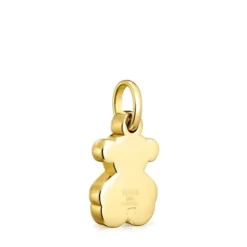 Pingente pequeno Sweet Dolls urso em Prata vermeil