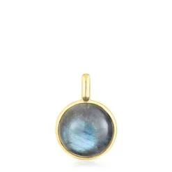 Pingente Plump em prata vermeil e labradorite