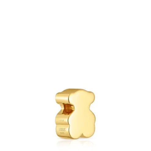 Pingente urso banhado a ouro de 18 K sobre prata e diamantes TOUS 1950