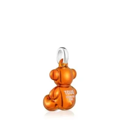 Pingente urso em aço em cor laranja Bold Bear