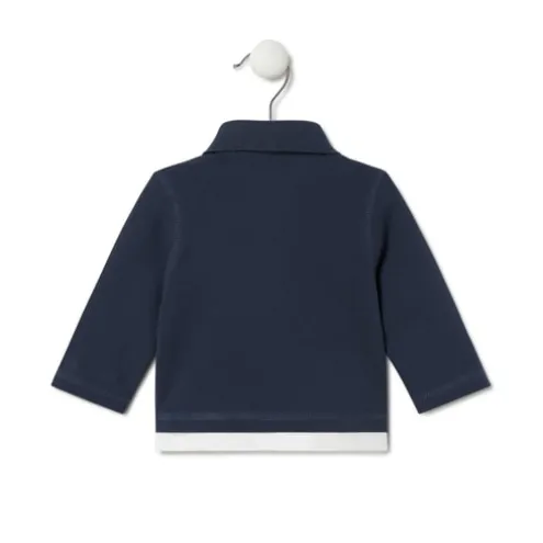 Polo Casual azul marinho