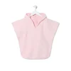 Poncho de tecido atoalhado Rus MS Rosa