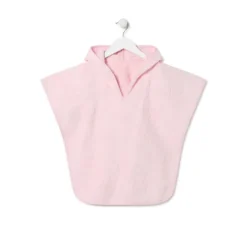 Poncho de tecido atoalhado Rus MS Rosa