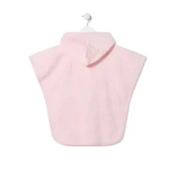 Poncho de tecido atoalhado Rus MS Rosa