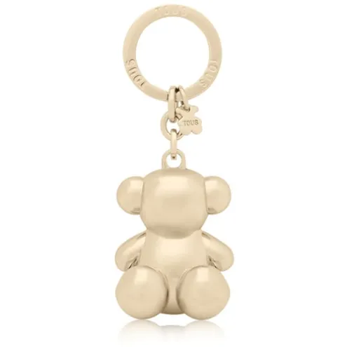 Porta-chaves urso Metal Bold Bear dourado