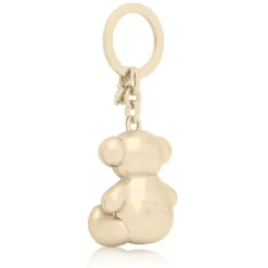 Porta-chaves urso Metal Bold Bear dourado