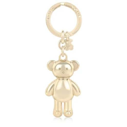 Porta-chaves urso Teddy Bear dourado