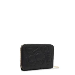 Porta-moedas em pele preta TOUS Greta