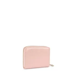 Porta-moedas médio Dorp antique rosa