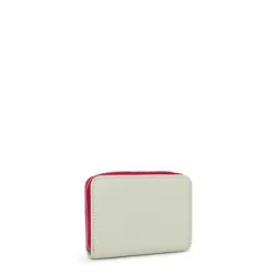 Porta-moedas médio New Dubai bege e menta