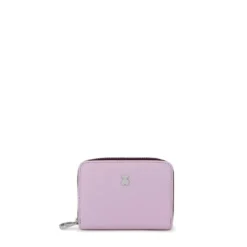 Porta-moedas médio New Dubai Saffiano malva