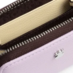Porta-moedas médio New Dubai Saffiano malva