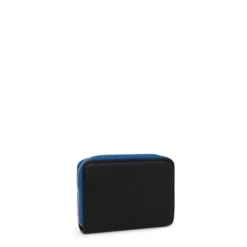 Porta-moedas médio New Dubai preto e azul