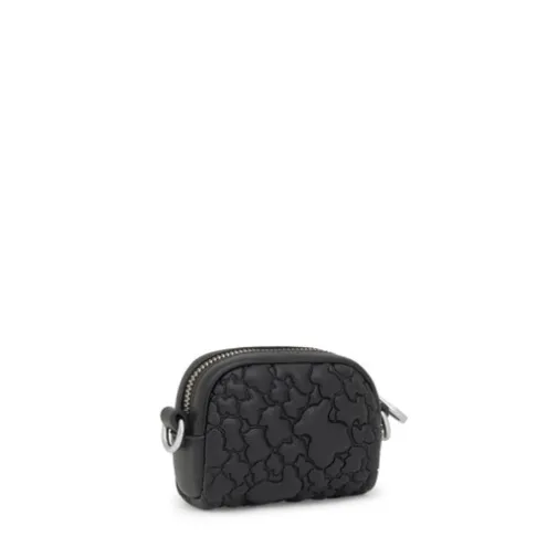 Porta-moedas preto TOUS Puffy Bear