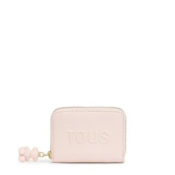 Porta-moedas rosa-claro TOUS Brenda