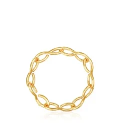 Pulseira Bent em prata vermeil
