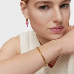 Pulseira corrente banhada a ouro 17,5 cm TOUS MANIFESTO