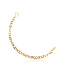Pulseira corrente banhada a ouro de 18 K sobre prata TOUS Basics