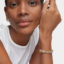 Pulseira corrente banhada a ouro de 18 K sobre prata TOUS Basics