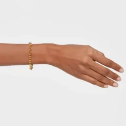 Pulseira corrente banhada a ouro de 18 K sobre prata TOUS Basics