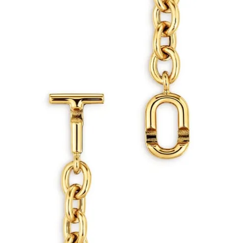 Pulseira corrente com banho de ouro de 18 K sobre prata TOUS MANIFESTO
