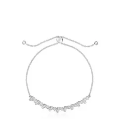 Pulseira corrente em prata e detalhe Bold Bear