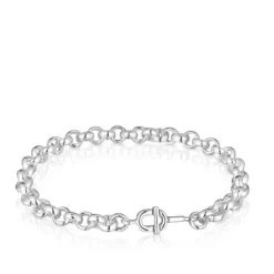 Pulseira corrente em prata 17,5 cm TOUS MANIFESTO