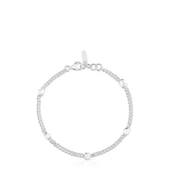 Pulseira corrente em prata motivos Bold Motif