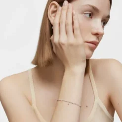 Pulseira corrente em prata motivos Bold Motif