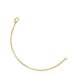 Pulseira corrente grossa em ouro Hold Oval