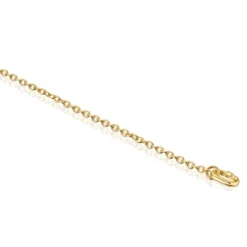 Pulseira corrente grossa em ouro Hold Oval