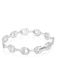 Pulseira corrente logo em prata TOUS MANIFESTO