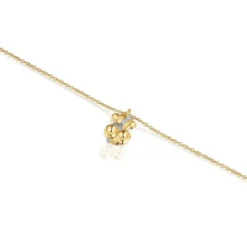 Pulseira de corrente em ouro e diamantes Lligat