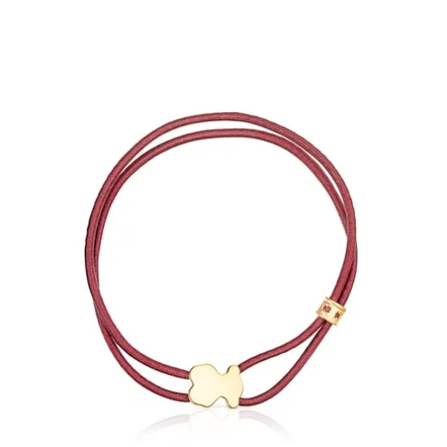 Pulseira elástica Sweet Dolls bordeaux