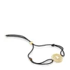 Pulseira em nylon e ouro Oursin