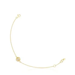 Pulseira em ouro e diamantes Iris Motif