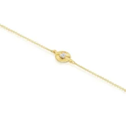 Pulseira em ouro e diamantes Iris Motif