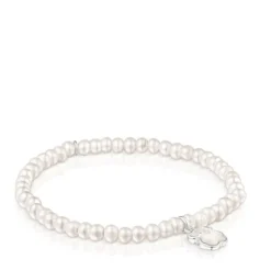 Pulseira em prata e pérolas TOUS Icon Color