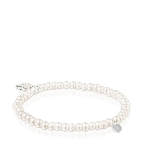 Pulseira em prata e pérolas TOUS Icon Color