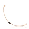 Pulseira Erma em Prata Vermeil rosa