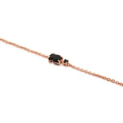 Pulseira Erma em Prata Vermeil rosa