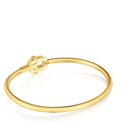 Pulseira escrava banhada a ouro de 18 K sobre prata TOUS MANIFESTO